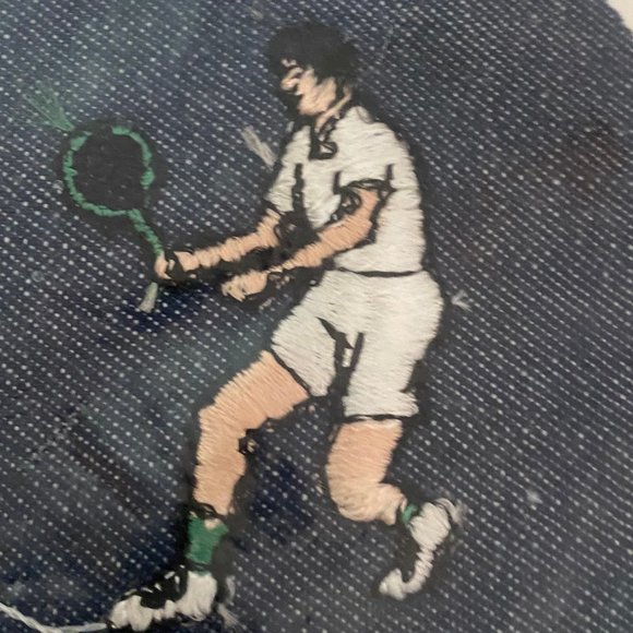 Four Vintage Denim Iron-On Patches - Picture 3 of 3